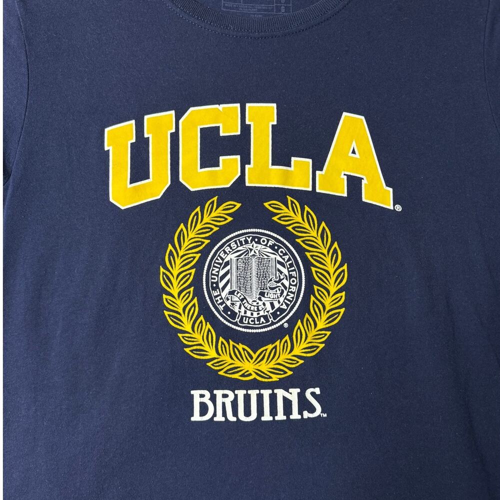 UCLA Bruins Russell Athletic Navy Yellow Collegiate Tee Size Large - Picture 4 of 11